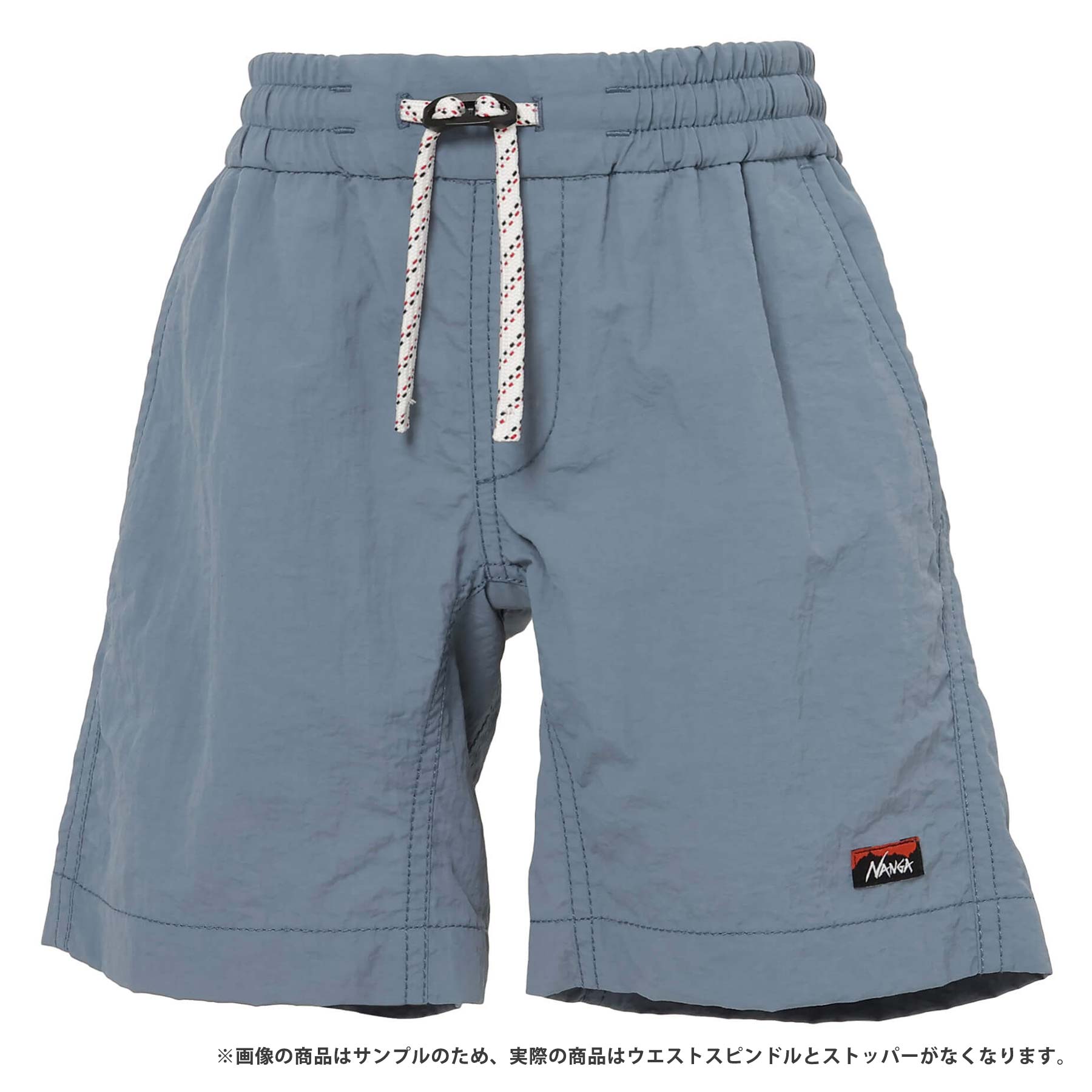 10%オフクーポン (ナンガ)NANGA Nylon TUSSER KIDS Easy Shorts (BLK) 110