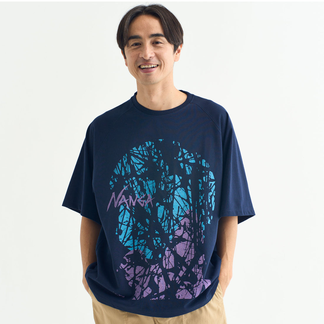 ECO HYBRID SHINING THROUGH LOOSE FIT TEE / エコハイブリッド シャイニングスルー ルーズフィットティー