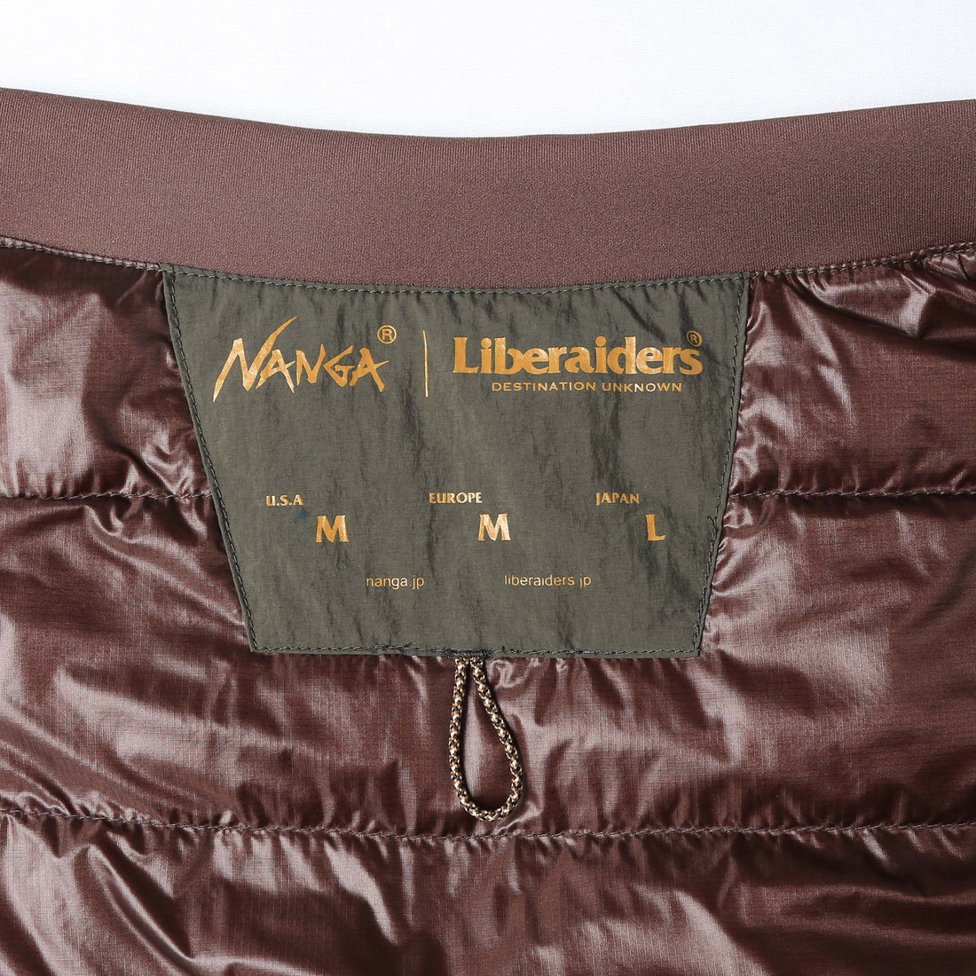 NANGA×LIBERAIDERS SOFT DOWN CARDIAN/ナンガ×リベレイダース ソフトダウンカーディガン