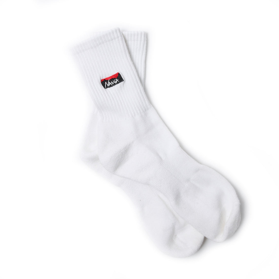 NANGA LOGO EMBROIDERED RIBBED SOCKS SET/ナンガ ロゴ エンブロイダード リブ ソックスセット