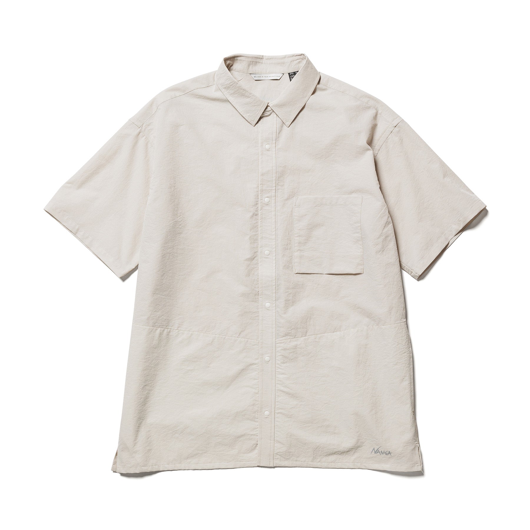 AIR CLOTH COMFY S/S SHIRT/エアクロスコンフィーS/Sシャツ – NANGA