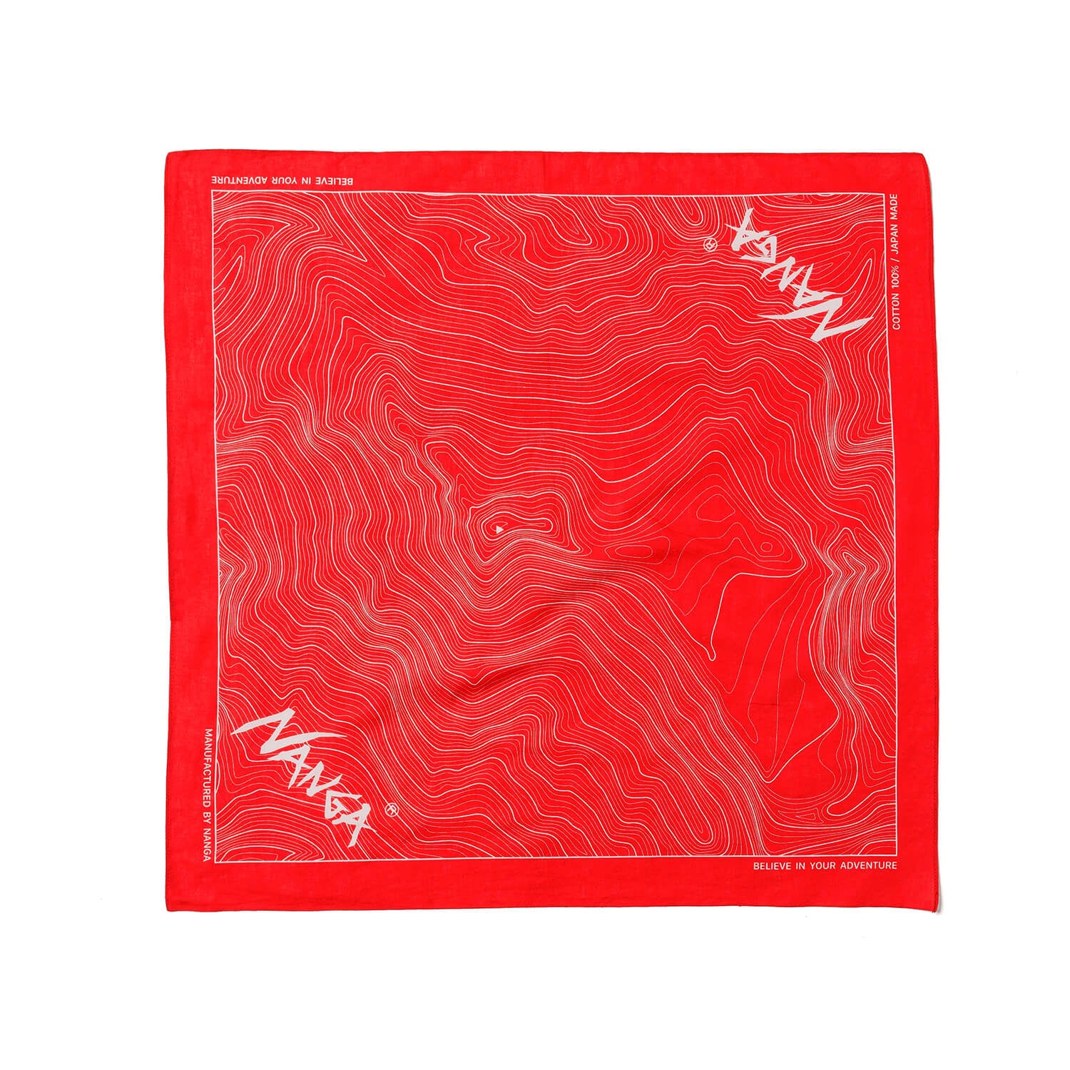 NANGA PARBAT CONTOUR MAP BANDANNA / ナンガ パルバット コントアー