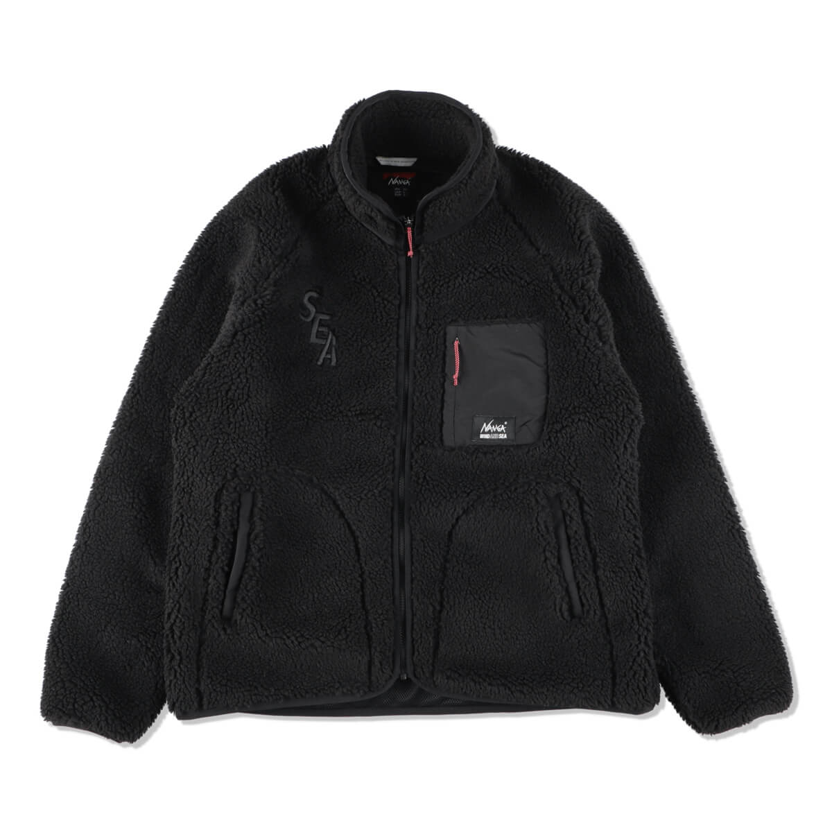 NANGA×WDS BOA FLEECE JACKET BLACK