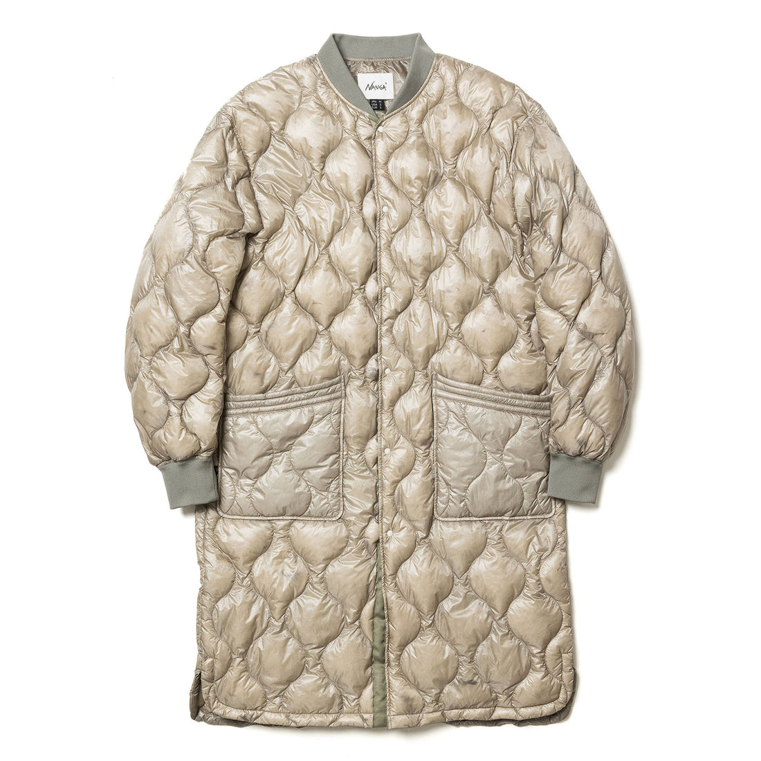 ONION QUILT DOWN HALF COAT / オニオンキルトダウンハーフコート (メンズ) (6751636357294)